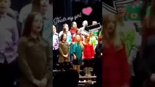 Jazmyn Bieber singing in the School [upl. by Aiuqram112]