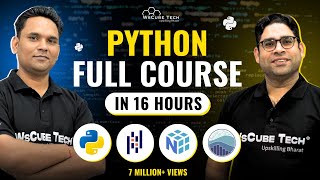 PYTHON Full Course for Beginners in 16 Hour with Projects  Questions  Learn Python Tutorial [upl. by Ybeloc]