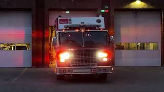 ExEngine 49 Calgary Fire Department Engine 302 Responding HOT [upl. by Hernandez]