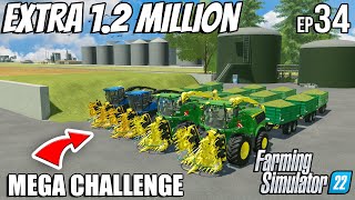 THE Biggest SILAGE OPERATION in FS22  46 MILLION LitersMEGA Challenge  Farming Simulator 22 34 [upl. by Fayette484]