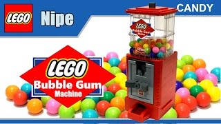 レゴでガムガチャ自動販売機作ってみた。Nipe LEGO Gumball Vending Machine [upl. by Annazus]