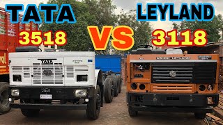 Tata cowl 3518 VS leyland cowl 3118 chasis real view [upl. by Sej564]