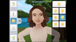 EdTech Tutorial How to develop characters using the App Tellagami [upl. by Pozzy]