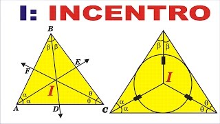 Incentro en un triángulo  Puntos Notables Ejercicios y Problemas ResueltosGeometría Rubiños [upl. by Ziwot880]