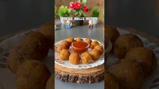 Trending recipe of crispy bread balls recipe shortsvideo recipe snacks potato bread [upl. by Gibby]