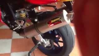 Aprilia RSV1000R Factory Akrapovic Full System [upl. by Asek]