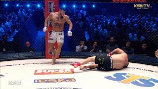 KSW 44 Erko Jun nokautuje Oświecińskiego [upl. by Notlok]