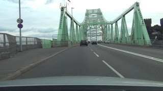 A533 RuncornWidnes Bridge  Silver Jubilee Bridge [upl. by Lowery]