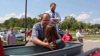 Baptisms at PBF in horse trough in the back of the pastors truck [upl. by Annette]