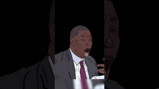 Rest In Peace Dikembe Mutombo animation tribute [upl. by Ahsakat]