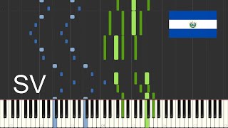 National anthem of El Salvador🇸🇻  Himno Nacional de El Salvador Piano [upl. by Nasar]