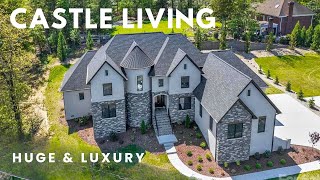 Inside a Newly Built Charlotte Modern Castle close to Top Attractions [upl. by Roxi]