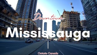 Mississauga Ontario Canada 🇨🇦 4k Downtown [upl. by Tennaj]