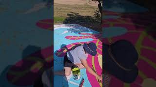 Pflugerville Mural progress video 2 [upl. by Charlotta]