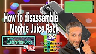 how to disassemble mophie juice pack Obaids electronics [upl. by Nawoj409]