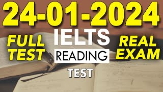 IELTS Reading Practice Test 2024 with Answers  24012024 [upl. by Ilesara]