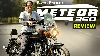 Royal Enfield Meteor 350 Review Comfortable Tourer equipped with City Skills [upl. by Ettenaej519]