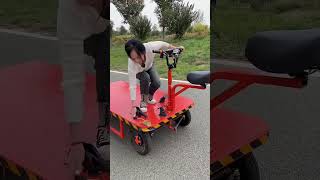 Electric tricycle small loderconstructionvehicle subscribe [upl. by Assetniuq]