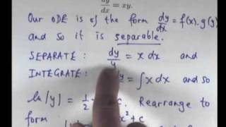 Separable differential equations Chris Tisdell UNSW [upl. by Hadria659]