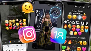 HONISTA LITE V4 ATUALIZADO 2024 INSTAGRAM estilo IPHONE com EMOJIS IOS  REPOST REELS IOS  FUNÇÕES [upl. by Felicidad]