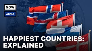 Happiest Countries In The World Explained  NowThis World [upl. by Ehcropal]