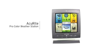 AcuRite Pro Color Weather Station with Wind Speed 01301 [upl. by Anek962]