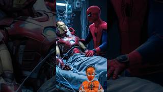 Spiderman crying for Iron man avengers spiderman ironman superhero superiorironman [upl. by Helenka535]