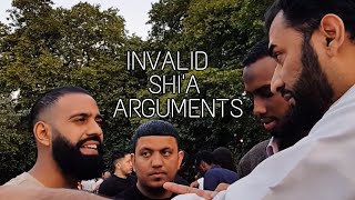 ADNAN RASHID CONFRONTS SHIA  RAZA  SHIA ARGUMENTS 99 INVALID SPEAKERSCORNER [upl. by Annamaria]