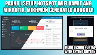 PAANO I SETUP ANG HOTSPOT WIFI GAMIT ANG MIKROTIK MIKHMON VOUCHER GENERATOR  STEP BY STEP TUTORIAL [upl. by Natan]