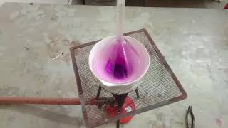 Demonstration Sublimation and Deposition of Iodine Chemistry [upl. by Alyak]