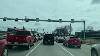 Driving in Southfield Michigan USA 🇺🇸 April 2023 [upl. by Mallissa892]