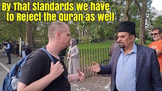 Speakers Corner  Bob Talks To a Sincere Muslim Who Asks Sincere Questions [upl. by Sung]