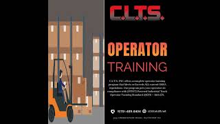 CLTS FORKLIFT TRAINING SOCIAL MEDIA 1 [upl. by Alahsal]