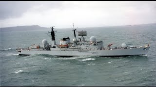 HMS Sheffield 35th Anniversary Falkland War [upl. by Procto]