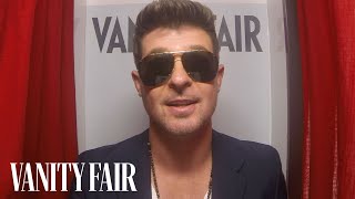 Robin Thicke on quotBlurred Linesquot Album  VFHollywood [upl. by Reece]