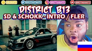 FIRST REACTION TO RUSSIAN RAP District B13  russian rap SD amp SCHOKK  Intro  Fler  Ghetto Beat [upl. by Maram]