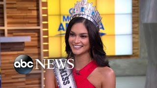 Miss Universe Philippines Speaks Out on Sharing Crown [upl. by Airotcivairam]