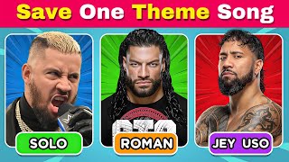 Save One Theme Song ✅ SOLO SIKOA VS ROMAN REIGNS VS JEY USO [upl. by Orfinger661]