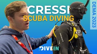 CRESSI booth tour DEMA 2023  scuba diving [upl. by Gabbey]