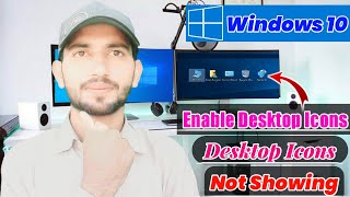 Desktop icons Not Showing Windows 10  Desktop icon Settings  Desktop icons  My Computer Missing🔥 [upl. by Domeniga]