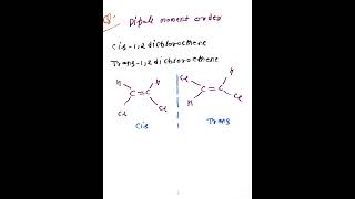 Dipole moment order in cis 12 dichloroethene and trans12 dichloroethene  NEET  JEE  Chemistry [upl. by Gant614]