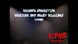 Weezer and Haley Williams  Rainbow Connection karaoke for duet [upl. by Evita]