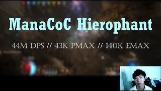 ManaCoC VDDD Archmage Hierophant Build Guide Path of Exile 325 [upl. by Smaoht491]