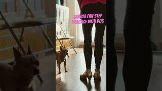 Balboa home practice – fan step  miss moonshine learns balboa dance [upl. by Currie]