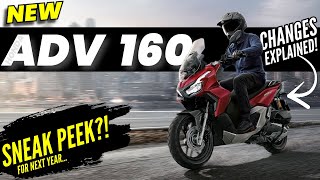 NEW Honda ADV 160 Released  2025 Sneak Peek [upl. by Waldman]