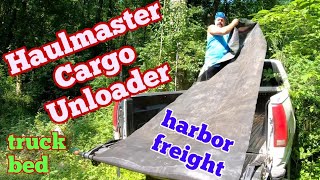 HaulMaster Truck Bed Cargo Unloader  Harbor Freight [upl. by Tera]