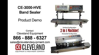 CE3000HVE Continuous Band Sealer [upl. by Ordway]