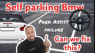 Bmw NOT parking itself anymore Broken Park assist [upl. by Melliw515]