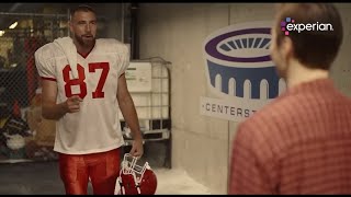 Experian Commercial 2023 Travis Kelce Stats Ad Review [upl. by Berstine]