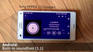 MIDI Soundfont comparison Android Windows 3DS Keyboard [upl. by Nanda393]